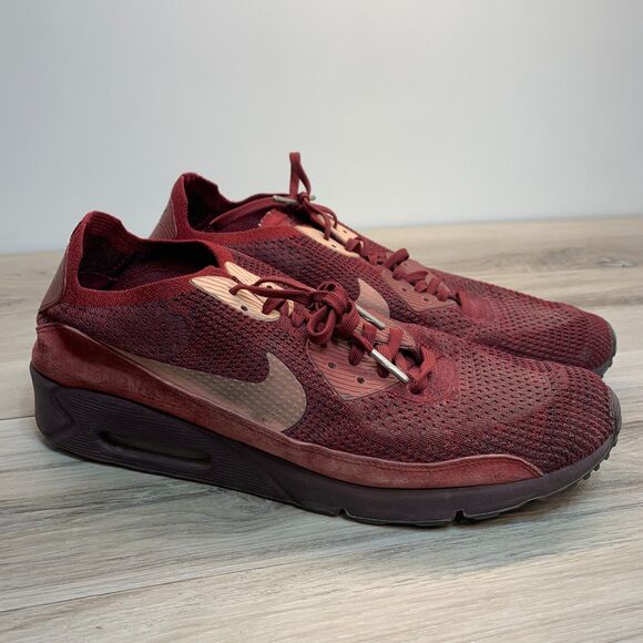 Nike Other - Nike Air Max 90 Ultra 2.0 Flyknit 875943-601 Men's Size 13 EU 47.5 Red Shoes